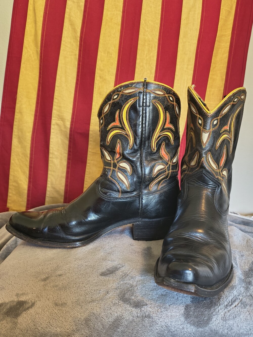 1950s Acme Cowboy Boots Size 12D